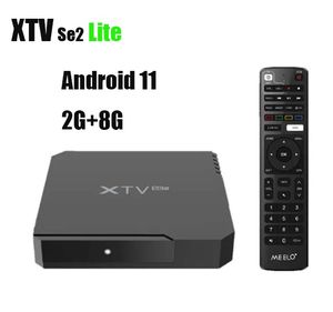 XTV Se2 LiTE Smart TV Box, бесплатный тест, кристалл, 2 ГБ + 8 ГБ, Android 11, 2,4G/5G, Youtube, медиаплеер, телеприставка