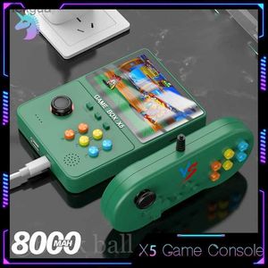 Oyun Denetleyicileri Joysticks X5 X6 HD El Oyun Konsolu Çift Joystick El Taşına Alım 4 inç 3.5inch Ekran Arcade SP Müzik Çok Fonksiyonlu Oyun Çocuk Hediyesi YQ240126