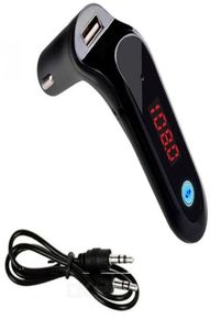 Автомобильный S7 Bluetooth MP3 FM-передатчик адаптер USB зарядное устройство комплект AUX Hands прикуриватель со сложенным пакетом9573741
