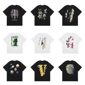 Дизайнерская антисоциальная футболка Модный бренд для мужчин и женщин из чистого хлопка в стиле хип-хоп High Street Man Футболка Клубная рубашка большого размера оптом Молодежные мужские футболки