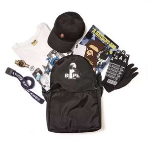Дизайнерская сумка Ape Bag, пакет приложений для японского журнала Ape Man, черный минималистичный рюкзак для подростков, унисекс-рюкзак для мужчин и женщин Shark 2024