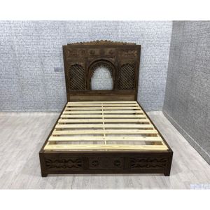 Изголовье сказочной традиционной рамной кровати, марокканская мебель для спальни на заказ, Прямая доставка, домашний сад, домашний декор ot5Wn