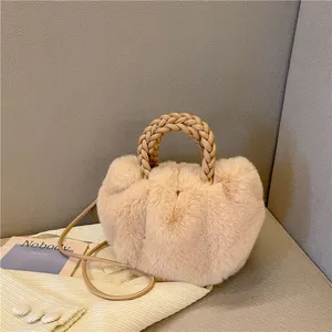 Trendy Style Handbag Made with Genuine Leather Trendy Purses Solid Color