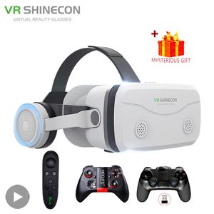 3D Viar Phone Virtual Reality VR Bluetooth Glasses Helmet Headset Smart Devices Lenses Goggles For Smartphones Cell Controllers 240124