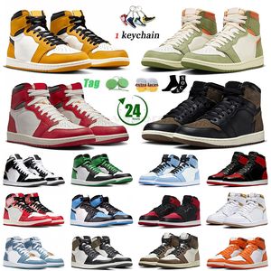 Nike air retro jordan 1 1s jumpman travis scott aj1 Баскетбольная обувь и спортивная обувь.【code ：OCTEU21】