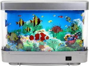 Süslemeler Yapay tropikal balık akvaryumu dekoratif lamba sanal okyanus