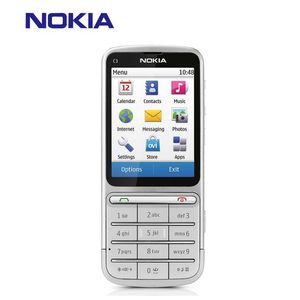 Оригинальный сотовый телефон Nokia C3-01 GSM 2G с камерой, классический телефон для пожилых студентов, мобильный телефон