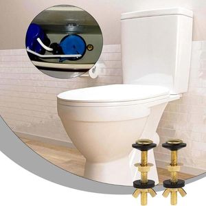 Tuvalet koltukları kaplar 1 adet vidalı evren tankına sahip cıvatalar cıvata kiti altın banyo aksesuarları ev onarım yedek malzemeleri