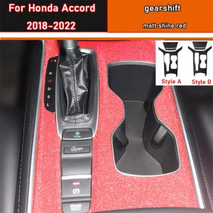 Araba Stil Aksesuarları Honda Accord 2018-2022 için Otomobil Dişli Paneli Dekoratif Çıkartmalar