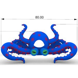 Toptan Özel Yapım 8m 26ftw Konser Sahnesi Dekorasyon Dev Şişirilebilir Ahtopus Dome Çadır Açık Octopuss Düzenleri DJ