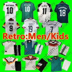 Germanys Vintage Soccer Maglie 1990 1992 1994 1996 2006 2014 Muller Gotze Klose Shirt calcistica ballack Hassler Bierhoff Klinsmann Voller Matthaus Retro Kit Kit