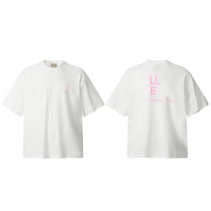 Летняя футболка премиум-класса в США, уличная футболка большого размера, стираная повседневная футболка с рисунком, для мужчин и женщин, хлопковая футболка 24ss Jan