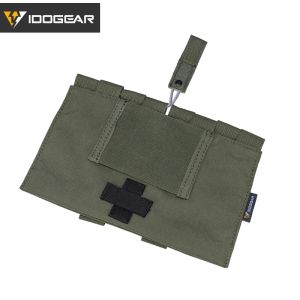 Запчасти Idogear Tactical First Aid Комплект мешочек для медицинского организатора мешочка Molle 9022B Медицинское оборудование 3548