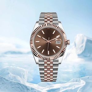 Yüksek kaliteli paslanmaz çelik erkek saat tasarımcısı saat 41mm otomatik tasarımcı kadın saat orologio di lusso klasik kol saat