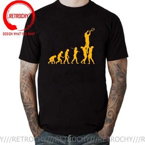 Erkek Tişörtler Komik ABD Rugby Evolution Erkek T Shirt Adam Yuvarlak Boyun Tişört Kısa Kollu Tshirt Amerikan Futbol T-Shirt Tees Giyim