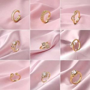 Bant Yüzükleri Ayarlanabilir Boyut Paslanmaz Çelik Halkalar Kadınlar için Kore Moda Nişan Düğün Kadın Yüzük Mücevher Aksesuarları Toptan 2023 240125