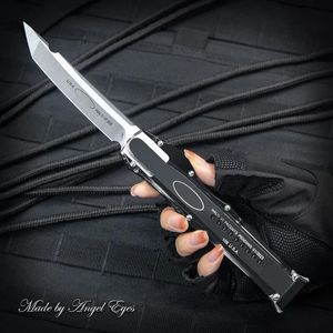 HALO Series VI-6 Knife Clear Edition OTF Taktisches EDC-Selbstverteidigungstaschenmesser D2-Stahl
