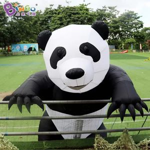 3m 10ft Großhandel direkt entzückende aufblasbare Panda-Cartoon-Modelle Luft geblasen Tierspielzeug für Party-Event Zoo Dekoration Spielzeug Sport