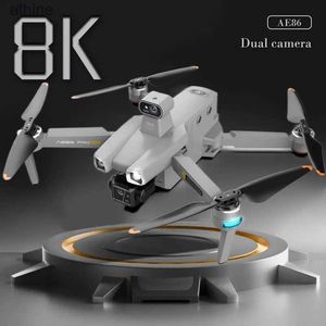 Drones New AE86 GPS 4K Drone Professional Obstacle Avoidance 8K DualHD Camera 5G Brushless Motor Foldable Quadcopter Gifts Toys YQ240129
