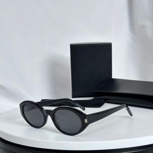 Occhiali da sole ovali cerchiati 567 lenti grigio scuro nere donne designer occhiali da sole sfumature sunnies gafas de sol uv400 occhiali con scatola