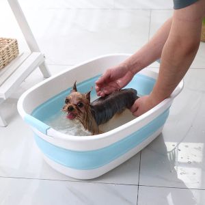 Ванны Ванна для собак Ванна для щенков Бассейн для купания для собак Складной бассейн для собак Ванна для купания кошек Портативная ванна Домашняя одежда Чистка товаров для домашних животных