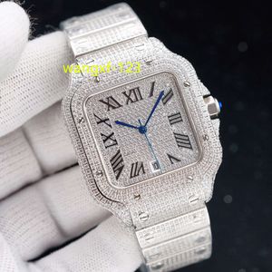 Diamond Watch Erkek Tasarımcı İzler Otomatik Mekanik 40mm Safir İş Kadınları Hollwatch Üst düzey paslanmaz çelik kemer Montre de Luxe