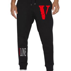 Vlone Pants Sweatpants Trackusit Joggers Sportsswear Trailsuit Erkekler Joggers Marka Günlük Fitness Kadınlar Dipler Sıska Gri Pantolonlar Jogger Track Pants