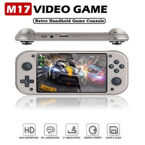 M17 retro handheld video game console with built-in 4.3 inch LCD screen portable PSP handheld video player with over 20000 clas 240124