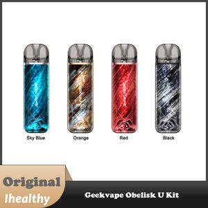 Оригинальный комплект GeekVape Obelisk U, аккумулятор 950 мАч, 20 Вт, подходит для картриджа Geek Vape U, 2 мл, электронная сигарета, испаритель MTL