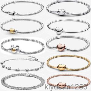 Pulseiras de designer para mulheres natal ano novo feriado jóias moda luxo presente diy caber pandoras tronos ouro pulseira de alta qualidade conjunto com caixa original t8ci