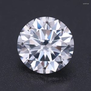 Loose Diamonds VVS1 Clarity D Color Moissanite Excellent White Round Lab Created Diamond 6.5mm 1.0 Carat Stone