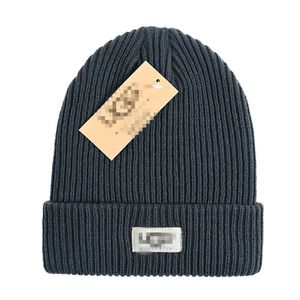 New Design Caps Beanie Winter Designer Hat Bucket Cap Mans/womens Letter UG Bonnet Fashion Design Knit Hats Fall Woolen Jacquard Unisex gift q5