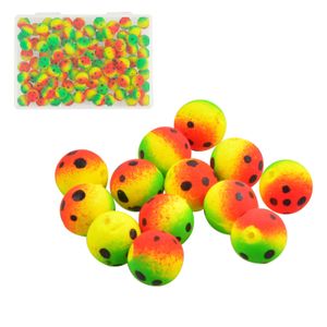 100 Pieces Foam Floats Round Fishing Snell Floats Pompano Rigs Fishing Rig for Surf Fishing Live Bait Walleye Rig Making 240127