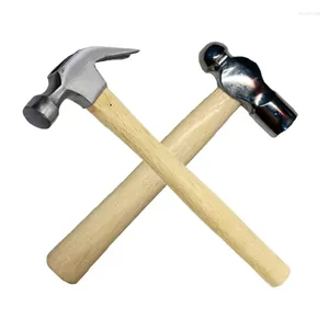 Многофункциональный мини-молот для разбивания грецкого ореха с круглой головкой, деревянной ручкой, инструмент для побега автомобиля, ручной коготь 0,25P