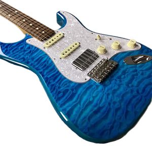 FSR Сделано в Японии Традиционная гитара II 60-х годов S t SSH Caribbean Blue Trans Guitar 00