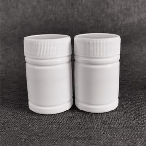 Ücretsiz gönderim 100pcs 30ml 30cc 30g HDPE Beyaz Boş Farmasötik Plastik İlaç Hap Hap Şişeleri Alüminyum Sızdırmazlar TQROK