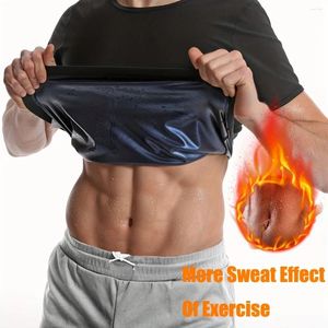 Men's Body Shapers Sauna Suit Shirt - Heat Trapping Sweat Compression Vest Shapewear Top Gym Exercise Versatile Shaper Waist Trainer