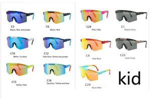 5pcs yaz moda çocuk çocuk kutuplaşmış güneş gözlükleri film göz kamaştırıcı lens çocuklar spor ayna bisiklet gözlük kızları sürüyor açık rüzgar geçirmez gözlükler