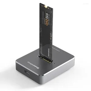Bilgisayar Kabloları HDD Docking İstasyonu M.2 CADDY KUTU BAZI ADAPTÖR SATA/NVME SSD Çift Protokol Katı Hal Mobil Sabit Disk Muhafazası USB C