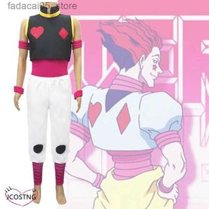 Tema Kostüm Anime Hunter X Hunter Hisoka Cosplay Tam set takım elbise unisex Phantom Troupe cos COLLWEEN cosplay kıyafetleri Q240130