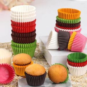 Pişirme Aletleri 1000 PCS Kağıt Cupcake Liner Muffin Yumurta Tart Alt Braket Kurabiye Kalıp Çikolata Kılıfı Tutucu Sarma Dekorasyon