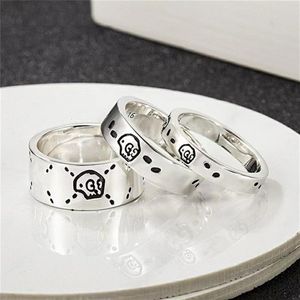 925 Серебряное дизайнерское кольцо с сердцем для мужчин и женщин, кольцо со змеей, высококачественное обручальное кольцо для пары с коробкой, мужской и женский дизайнер Bu315k