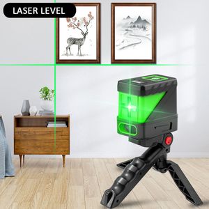 2 Lines Laser Level Self Levelling Green Beams Laser Horizontal & Vertical Cross-Line
