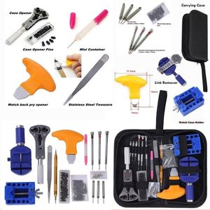 144pcs İzle Açıcı Onarım Aracı Kiti İzleme Araçları Saat Onarım Aracı Kiti Çıkartma Set Yay çubuk Kılıf Açıcı Bağlantı 245E