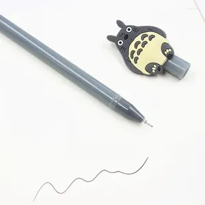 Jonvon Saton 40 PCS 0.38mm Karikatür Kawaii Japon Totoro Pen Jel Kalemler Sevimli Kore Okulu Malzemeleri Toptan mal hediyeleri