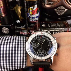 5 stil üstte yüksek kaliteli erkekler 46mm navitimer ab012012 bb0 deri bantları vk kuvars kronografı workin erkek saatler wris264f