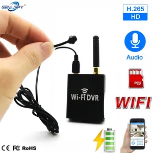 Tragbare Batterie WIFI Wireless Mini DVR Recorder mit 720P HD 6 6mm Kamera Kit Video Audio Überwachung