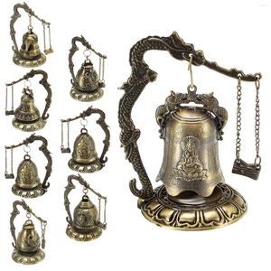 Dekoratif Figürinler Çin Buda Dragon Fengshui Bell Asya Oryantal Zen Sanat Tibet Ev Masası Dekor Keskin Dekorasyon