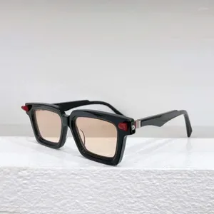 Солнцезащитные очки, немецкие стильные очки, квадратные дизайнерские очки High Street, классические ретро оптические очки для близорукости, солнечные ацетатные очки для мужчин