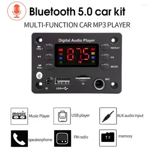 Bluetooth 5,0 MP3 WMA WAV APE декодер плата громкой связи автомобильный аудио микрофон USB TF FM радио музыкальный плеер динамик